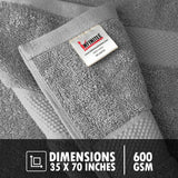 Premium Bath Sheets – Pack of 2, 35x70 Inches Large Bath Sheet Towel - 100% Cotton Ultra Soft and Absorbent Oversized Towels for Bathroom, Hotel & Spa Quality Towel