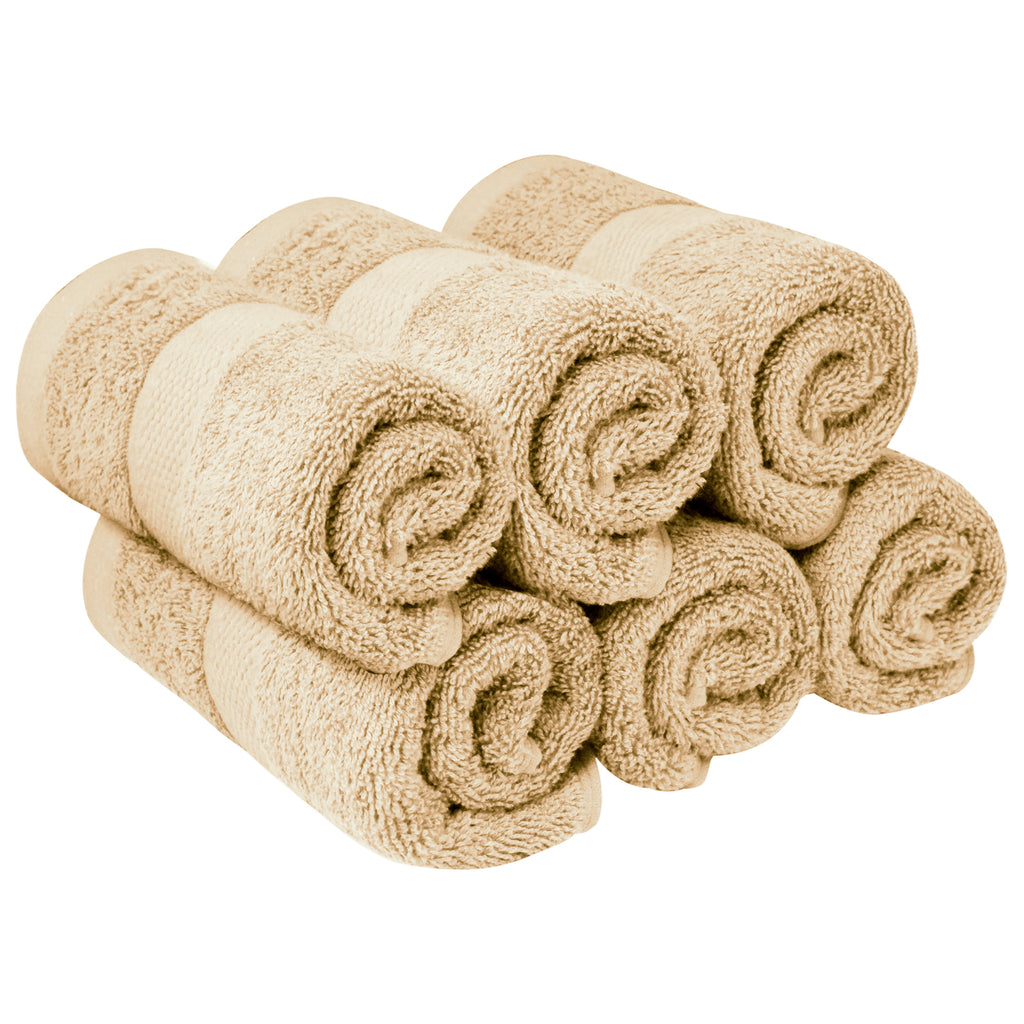 Lavex Luxury 16 x 30 100% Combed Ring-Spun Cotton Hand Towel 4.5 lb. -  12/Pack