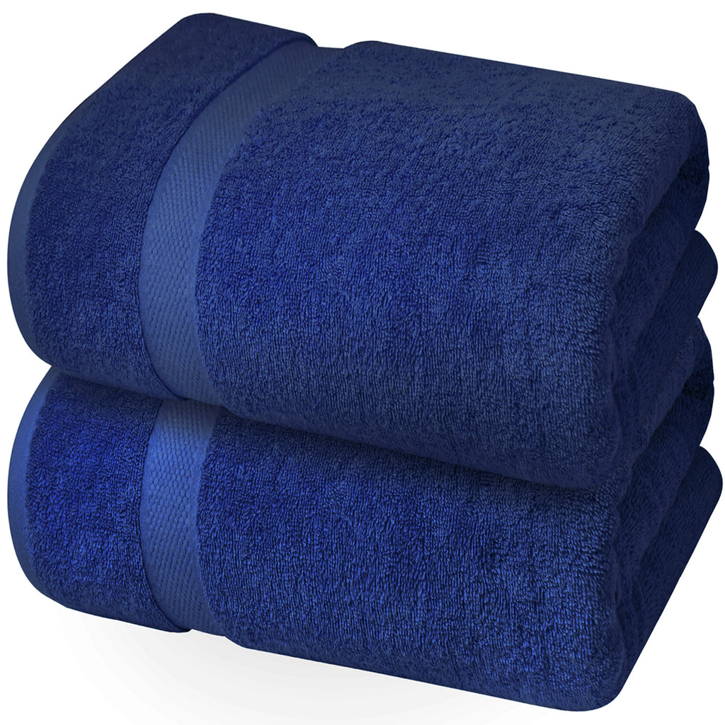 Navy Bath Towels Set 35x70 Inches - Luxury 600 GSM Oversized Bath Sheet  Towel,Extra Large Microfiber - Quick Dry,Highly Absorbent,Super Soft Shower  Towels Spa Hotel Bathroom Towel Set (4-Pack) - Yahoo Shopping