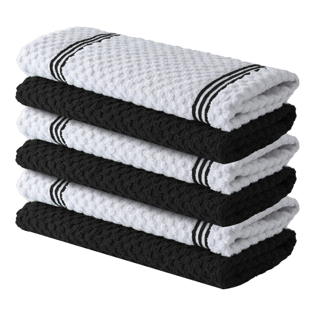 Kitchen Towels 20 Pack - Dish Towels and Dish Cloths - Hand Towel and  Dishcloths Sets - Great for Cooking in Kitchen or Household Cleaning