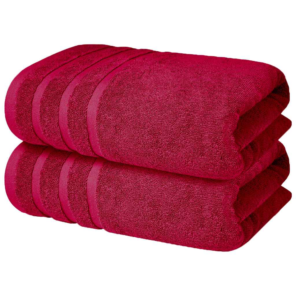 Infinitee Xclusvies Grey Bath Towels - 700 GSM 100% Cotton 27x54 Inche