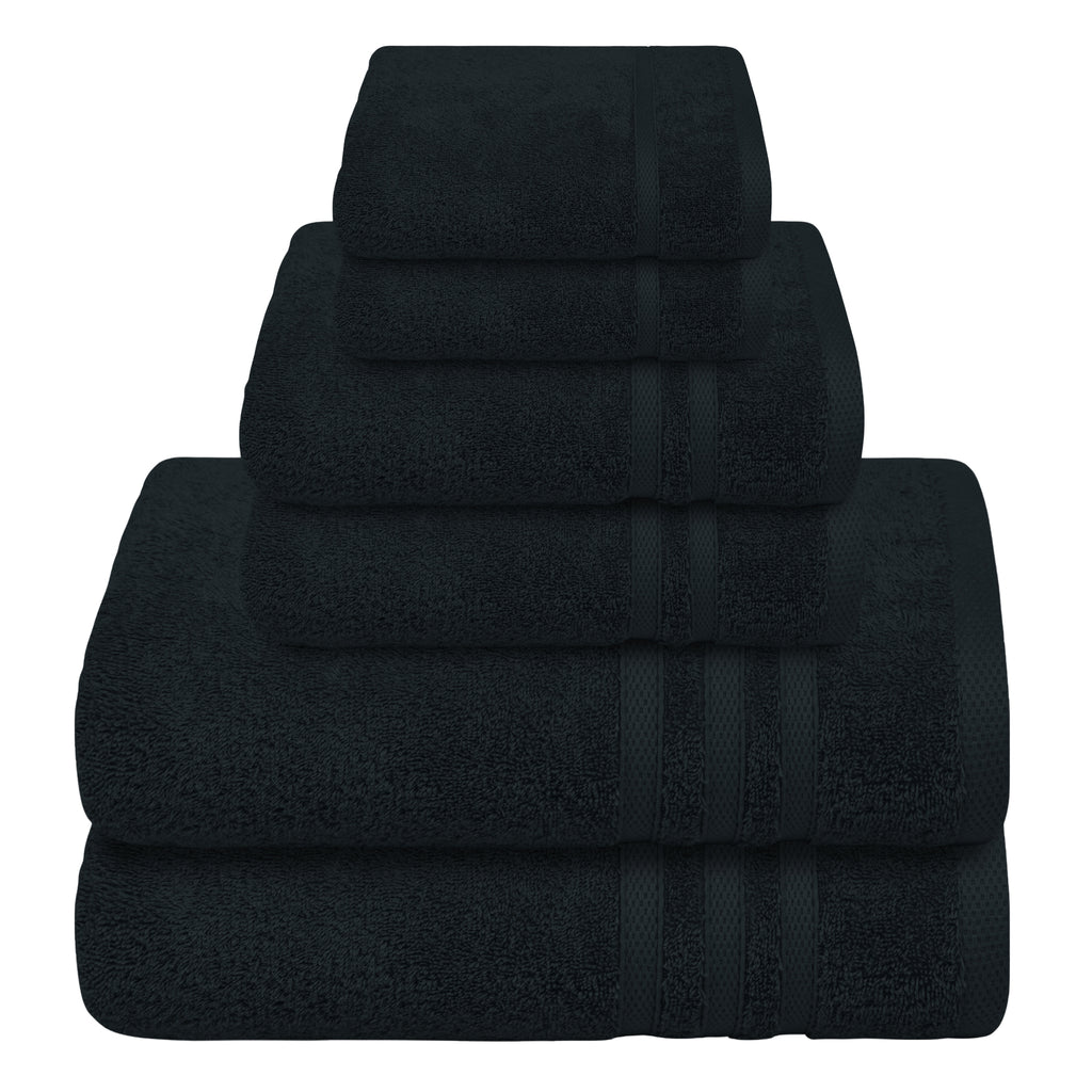 6 Piece Towel Set 700 GSM Soft 100% Cotton 2 Bath, 2 Hand towels