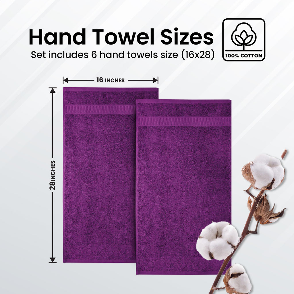 New Luxury Hand Towels, 16x28in. Made from 100% Soft Cotton – Linteum  Textile Supply